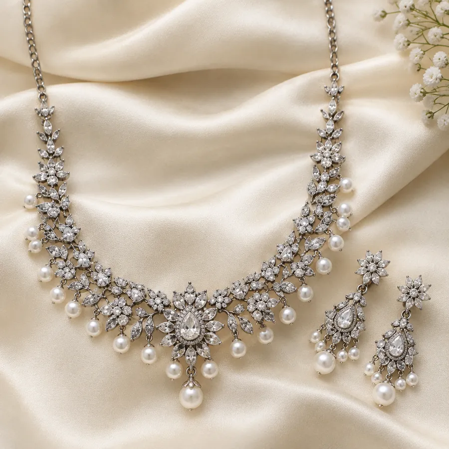 Silver Jewellery Set